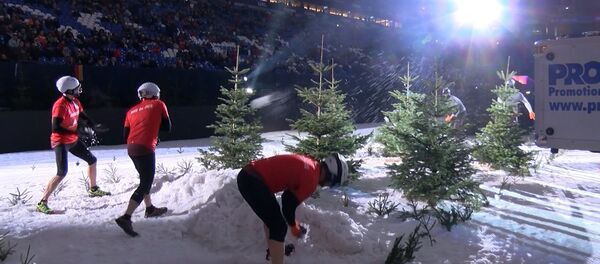 Мировое первенство по боям снежками состоялось в Гельзенкирхене - Sputnik Литва