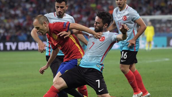 Футбол. Чемпионат Европы - 2016. Матч Испания - Турция - Sputnik Lietuva