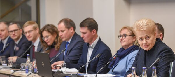 Даля Грибаускайте на встрече с мэрами Даля Грибаускайте на встрече с мэрами - Sputnik Lietuva