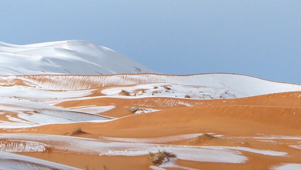 В пустыне Сахара второй год подряд выпал снег - Sputnik Литва
