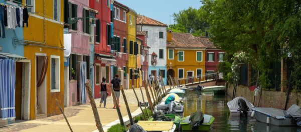 Итальянский город Бурано - Sputnik Литва