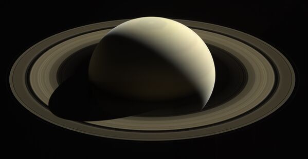 Снимок планеты Сатурн, сделанный зондом Кассини - Sputnik Литва