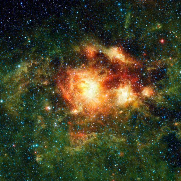 Образование массивных звезд из пыли и газа в центре облака NGC 3603 - Sputnik Литва