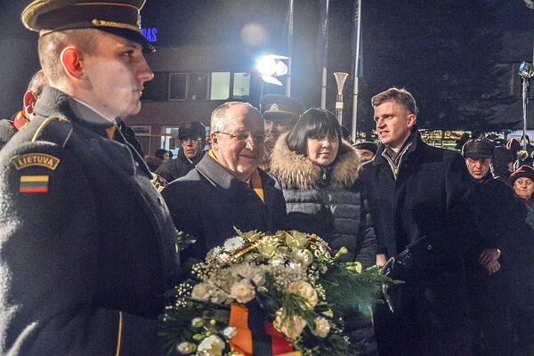 Памятные мероприятия в Вильнюсе, посвященные событиям 13 января 1991 года - Sputnik Lietuva