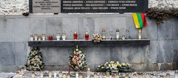 Памятные мероприятия в Вильнюсе, посвященные событиям 13 января 1991 года - Sputnik Литва