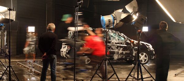 Съемочный павильон литовской киностудии Съемочный павильон литовской киностудии - Sputnik Литва