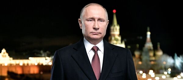 Новогоднее обращение президента РФ В.Путина Новогоднее обращение президента РФ В.Путина - Sputnik Lietuva