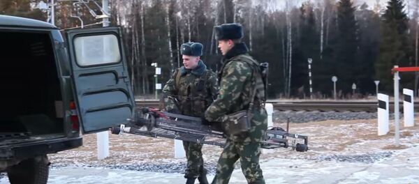 На границе Литвы и Белоруссии перехватили мини-дрезину контрабандистов - Sputnik Литва