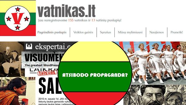 Скриншот с интернет-ресурса Литвы Vatnikas - Sputnik Lietuva