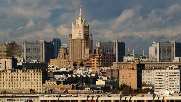 Вид на Москву со смотровой площадки МГУ им. М.В. Ломоносова - Sputnik Литва