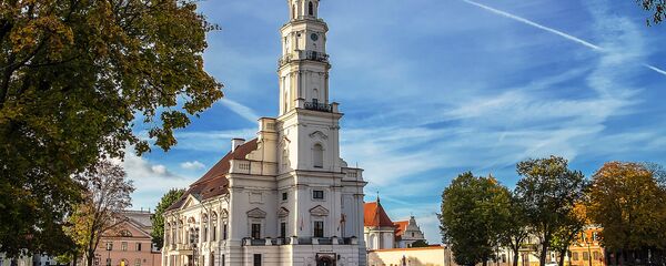 Ратуша города Каунаса на Ратушной площади, Каунас, Литва - Sputnik Литва