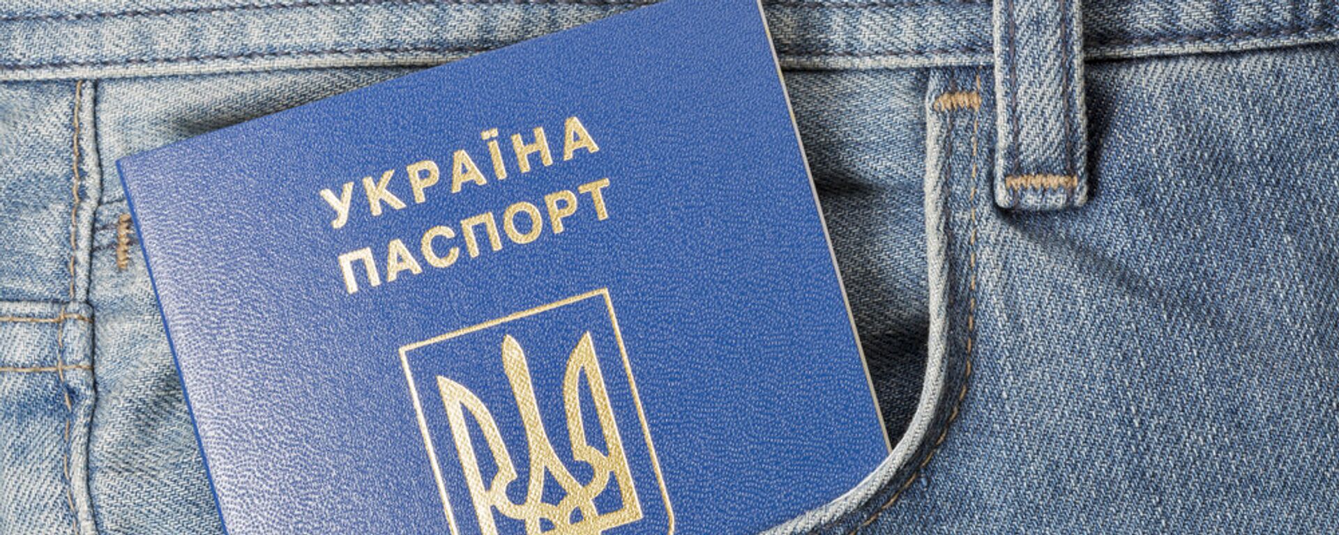 Украинский паспорт в кармане джинсов, архивное фото - Sputnik Литва, 1920, 16.02.2022