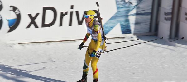 Литовская биатлонистка Наталья Кочергина - Sputnik Литва