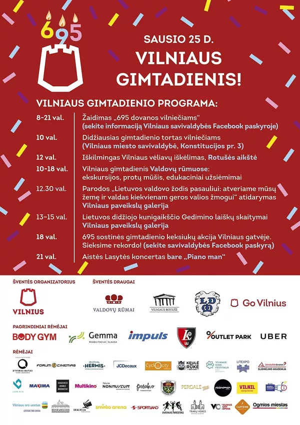 Vilniaus gimtadienio programa Vilniaus gimtadienio programa - Sputnik Lietuva