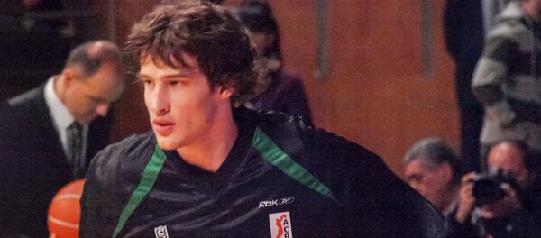 Баскетболист Симас Ясайтис Баскетболист Симас Ясайтис - Sputnik Литва