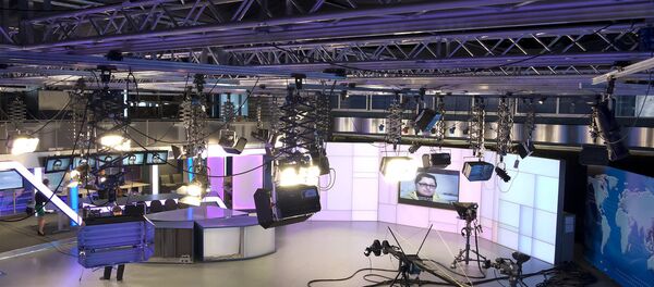 Оборудование телевизионной студии, архивное фото - Sputnik Литва