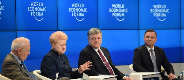 Грибаускайте на форуме в Давосе-2018, архивное фото - Sputnik Литва