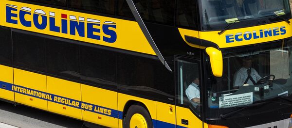 Автобус Ecolines, архивное фото - Sputnik Литва