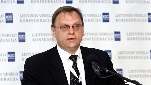 Президент литовской конфедерации бизнеса Валдас Суткус - Sputnik Lietuva