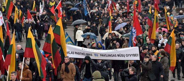 Националистический митинг, Вильнюс - Sputnik Литва