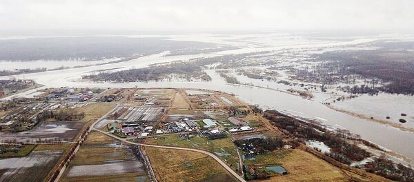 Наводнение в Шилутском районе Наводнение в Шилутском районе - Sputnik Lietuva