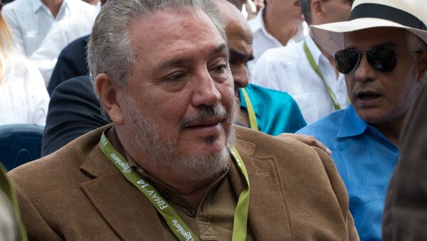 Сын бывшего лидера Кубы Фидель Анхель Кастро, архивное фото - Sputnik Литва