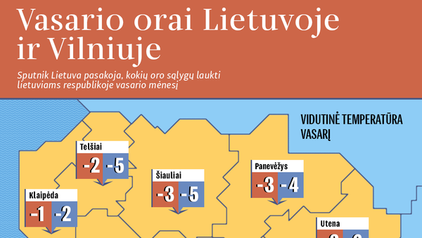 Vasario orai Lietuvoje ir Vilniuje - Sputnik Lietuva