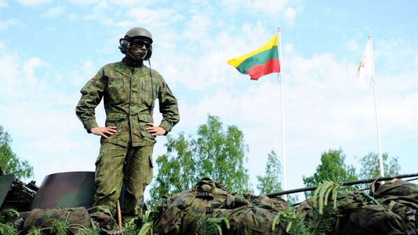Литовская армия, солдаты, архивное фото - Sputnik Литва