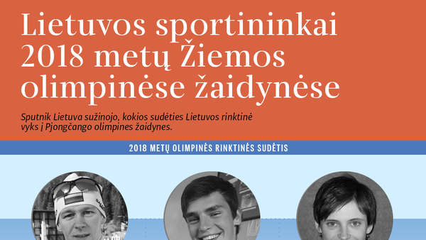Lietuvos sportininkai 2018 metų Žiemos olimpinėse žaidynėse - Sputnik Lietuva
