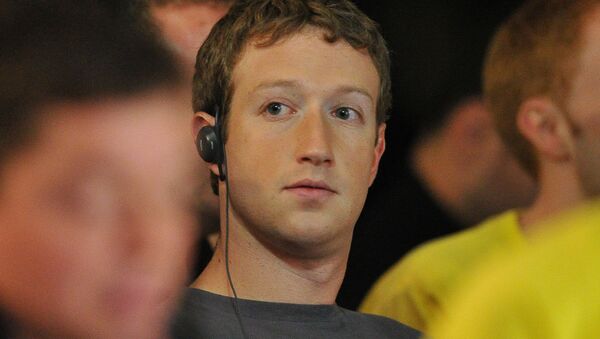 Основатель Facebook М.Цукерберг выступает в Digital October - Sputnik Lietuva