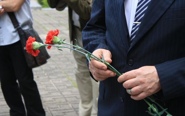 Gėlės diplomatų rankose - Sputnik Lietuva