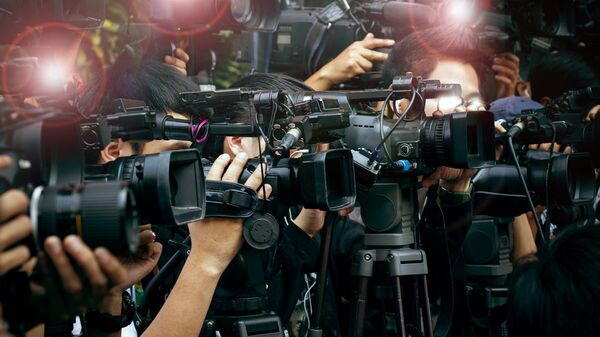 Пресса и СМИ, камеры, видео, фотографы - Sputnik Литва