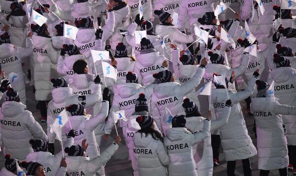 Церемония открытия XXIII зимних Олимпийских игр - Sputnik Литва