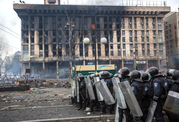Беспорядки 20 февраля 2014 года в Киеве Беспорядки 20 февраля 2014 года в Киеве - Sputnik Литва