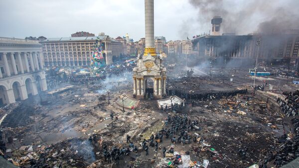 Беспорядки 20 февраля 2014 года в Киеве, архивное фото - Sputnik Литва