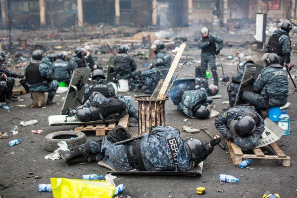 Беспорядки 20 февраля 2014 года в Киеве Беспорядки 20 февраля 2014 года в Киеве - Sputnik Литва
