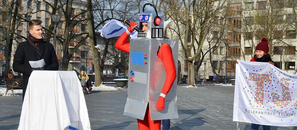 Акция против дискриминации однополых влюбленных в Вильнюсе - Sputnik Литва