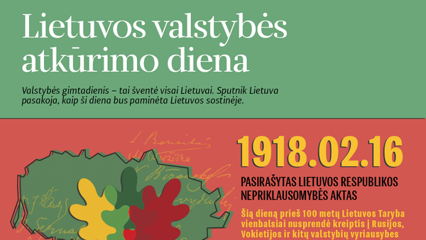 Lietuvos valstybės atkūrimo diena - Sputnik Lietuva