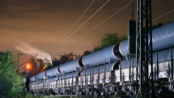 Доставка труб для Северного потока - 2, архивное фото - Sputnik Литва