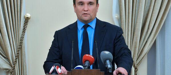Министр иностранных дел Украины Павел Климкин, архивное фото - Sputnik Литва