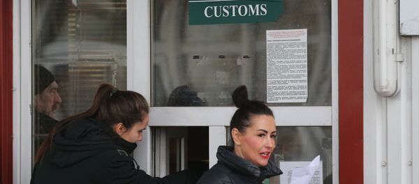 Таможенный пост Багратионовск в Калининградской области, архивное фото Таможенный пост Багратионовск в Калининградской области, архивное фото - Sputnik Литва