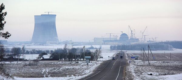 Стройка БелАЭС, архивное фото - Sputnik Литва
