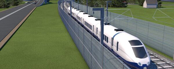 Визуализация проекта Rail Baltica, архивное фото - Sputnik Литва