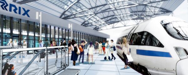 Визуализация проекта Rail Baltica - Sputnik Литва