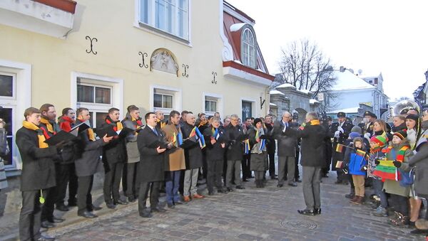 Министры Эстонии поют гимн Литвы - Sputnik Lietuva