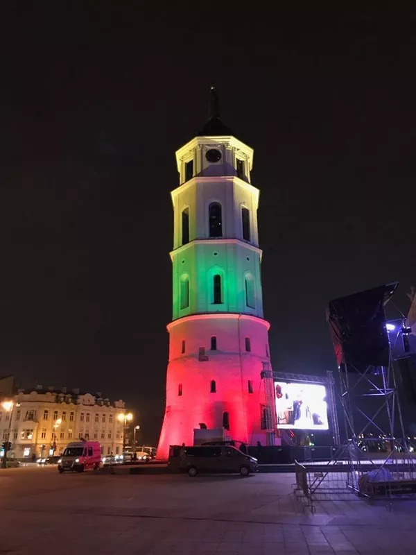 Varpinė Vilniaus katedros aikštėje Varpinė Vilniaus katedros aikštėje - Sputnik Lietuva