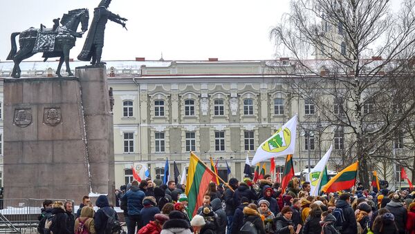 Празднование 100-летия восстановления независимости Литвы - Sputnik Литва