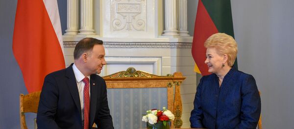 Даля Грибаускайте и Анджей Дуда Даля Грибаускайте и Анджей Дуда - Sputnik Lietuva