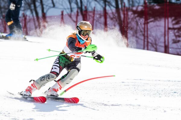 Литовская горнолыжница Ева Янушкевичюте - Sputnik Литва