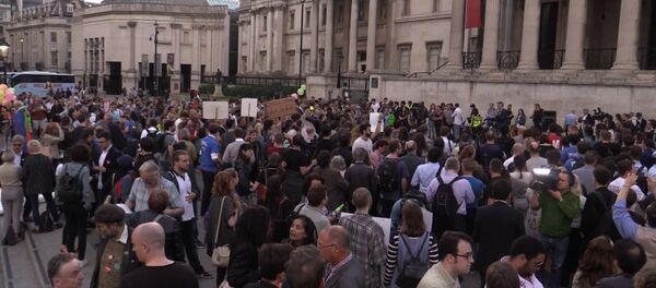 Митинг в Лондоне против Brexit в преддверии референдума в Великобритании Митинг в Лондоне против Brexit в преддверии референдума в Великобритании - Sputnik Литва